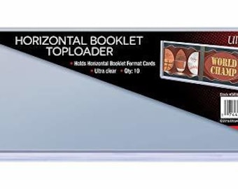 Ultra Pro Booklet Toploads - Horizontal or Vertical (10ct. Pack)