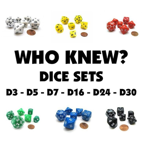 D3 Dice - Etsy