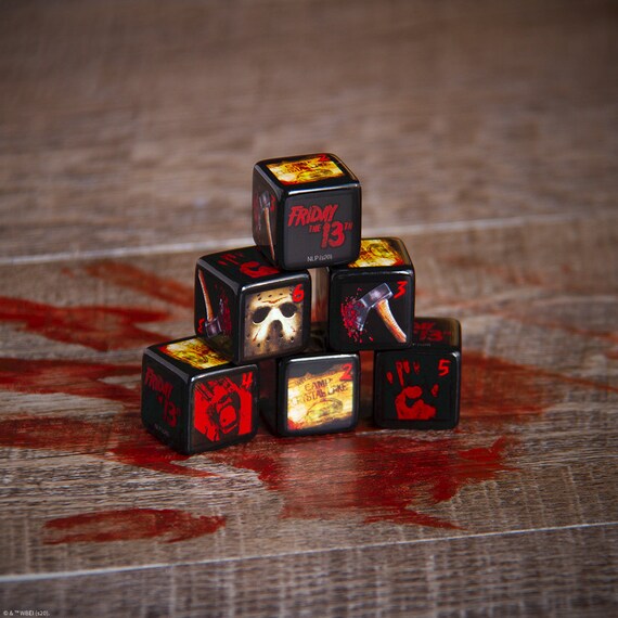 Friday The 13Th D6 Dice Set (6)