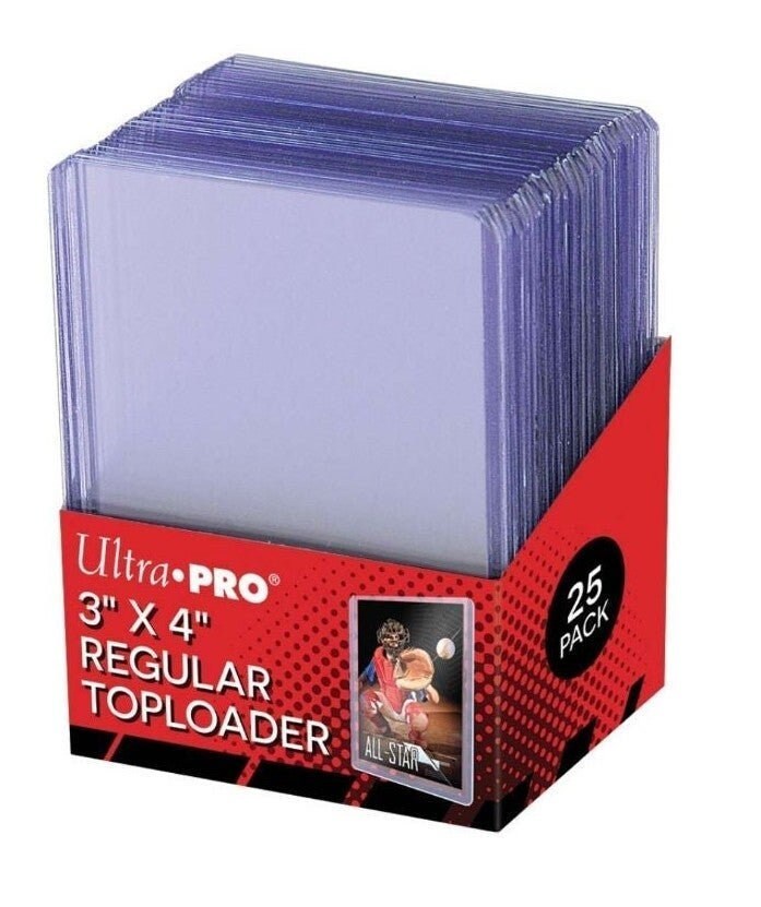 Ultra Pro 3X4 Regular Toploaders 35pt - (25ct Pack)