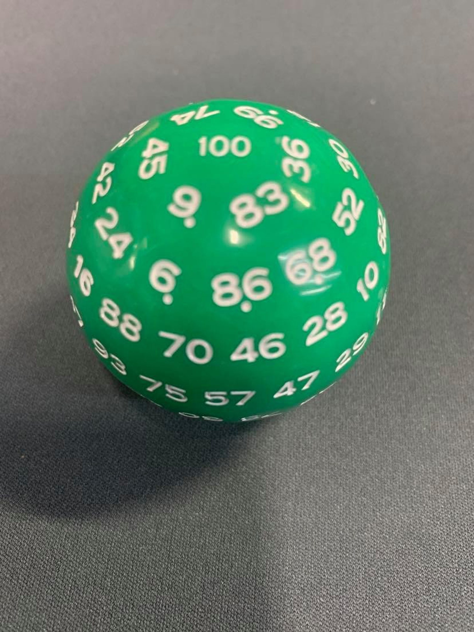 D 100 D100 100 Sided Die 55MM Pick Your Color Etsy
