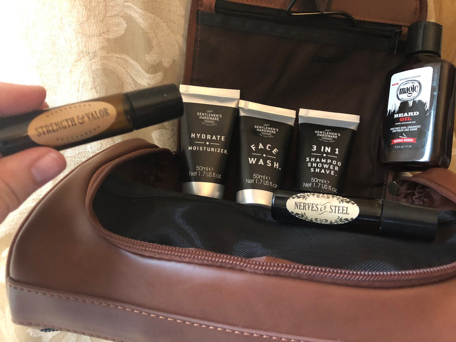 Mens Self Care Kit for A Clean Getaway His Spa Bag. FREE Etsy