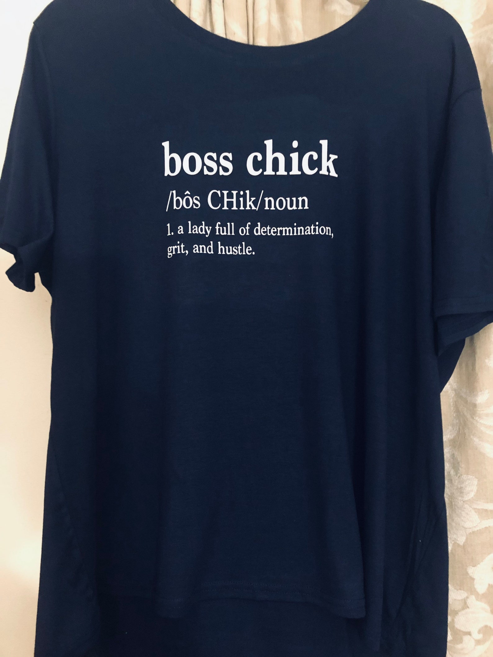 Custom graphic Tshirts Shown Boss Chick TShirt with Etsy