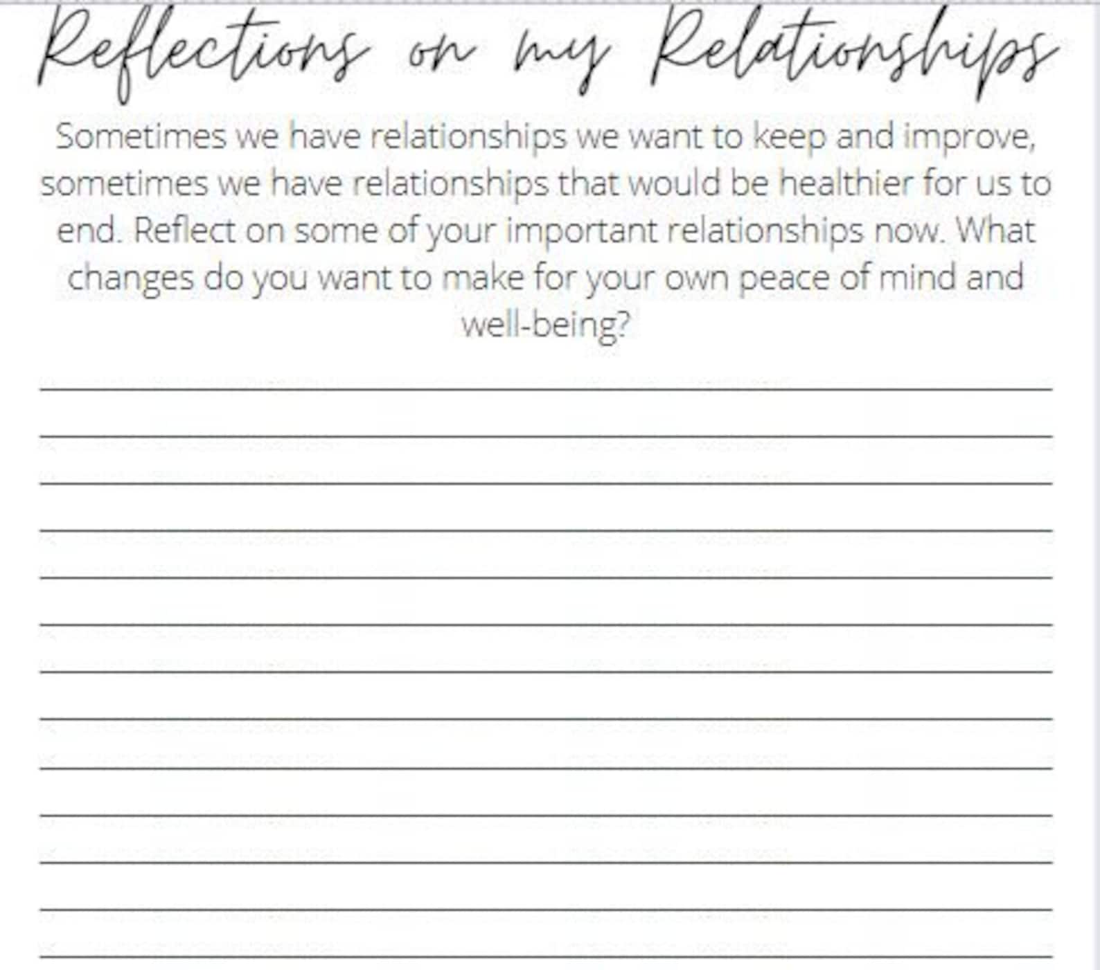 Commercial Re printable: the DBT Journal Guided Journal Based Etsy