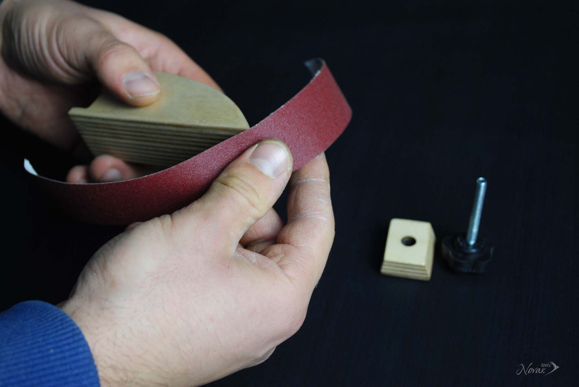 Sandpaper holder craft supplies and tools leather crafting Etsy