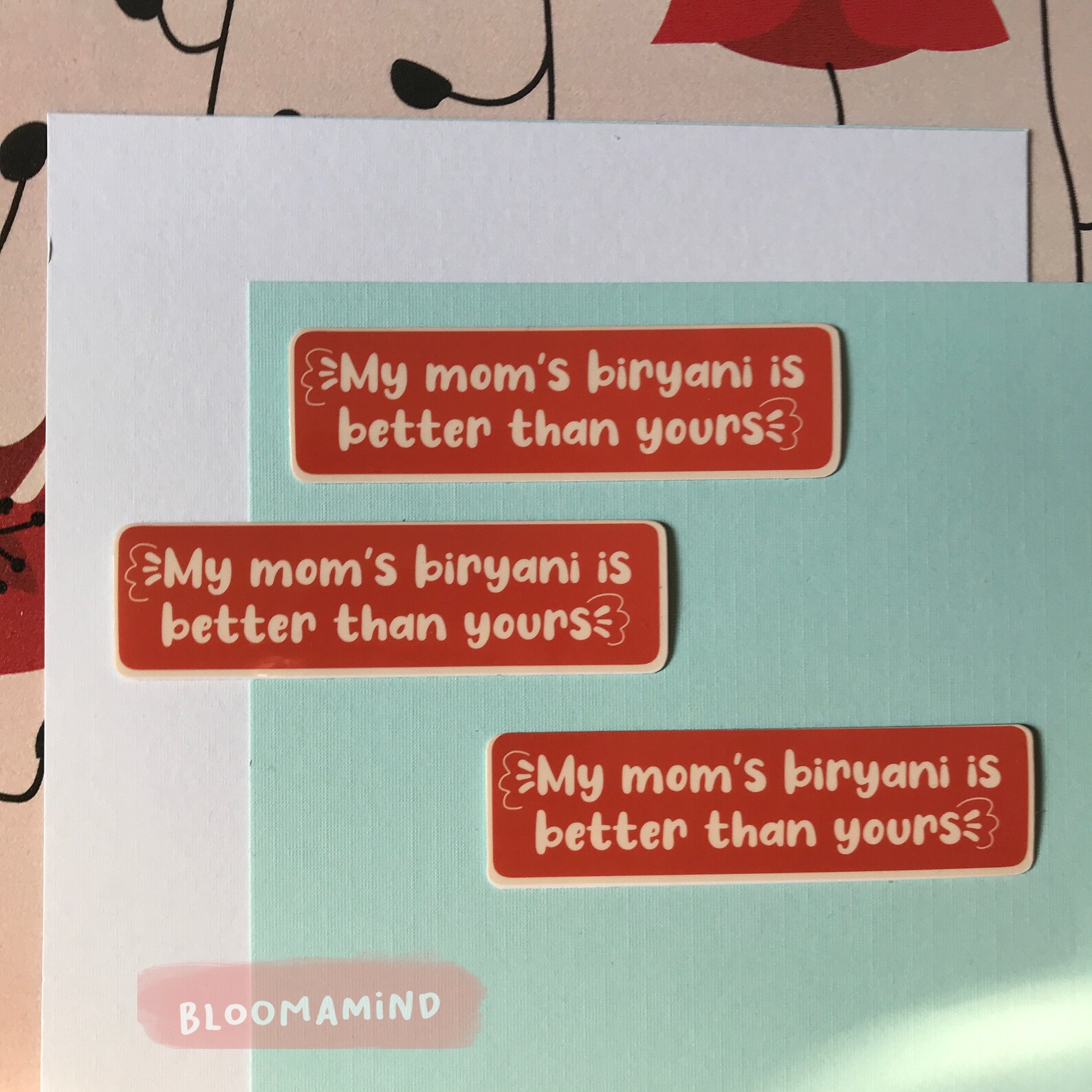 Biryani Sticker Funny Desi Stickers My Mom's Biryani is Etsy