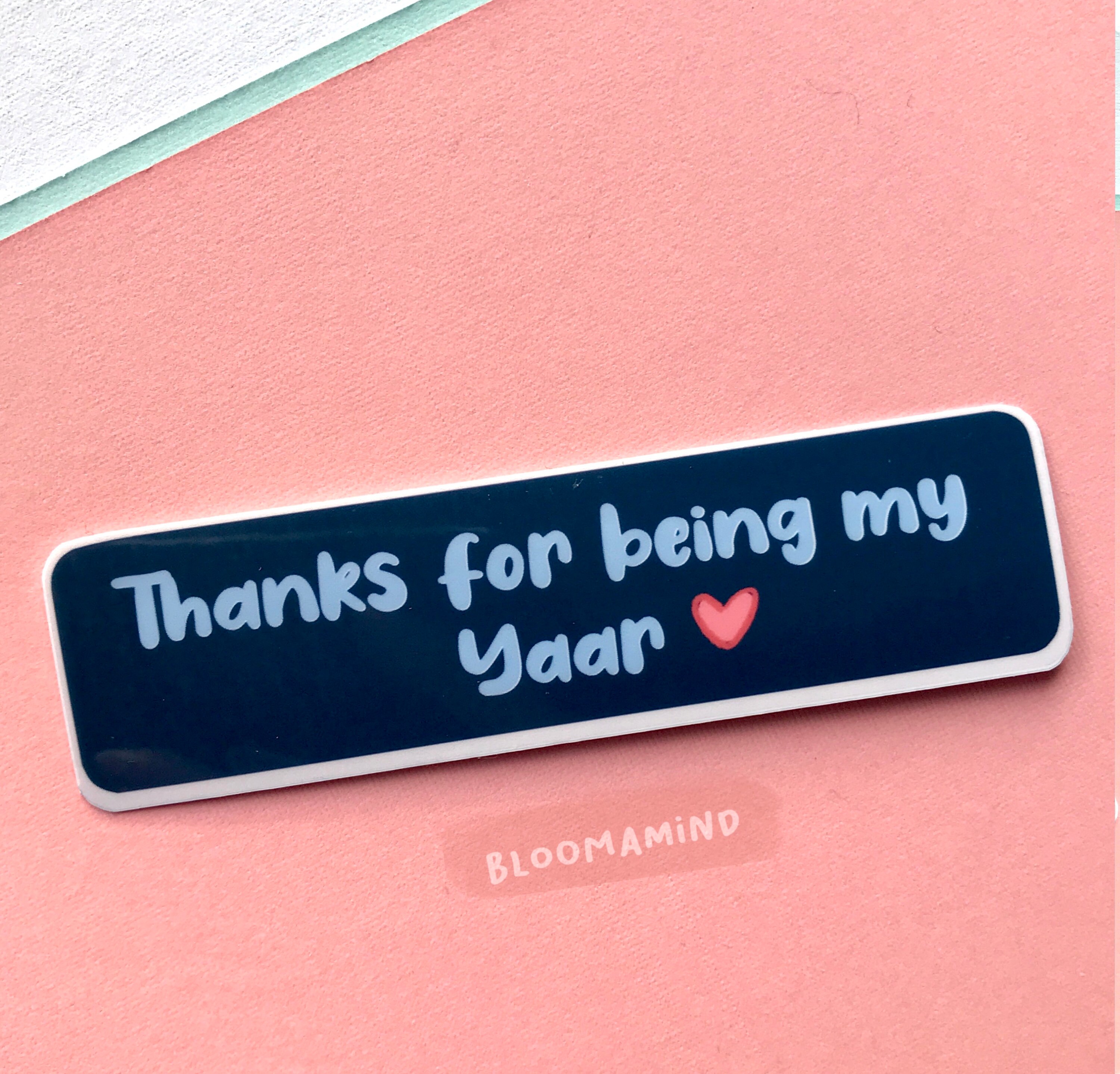 Sticker waterproof Desi Sticker Friendship Sticker Urdu Etsy Canada