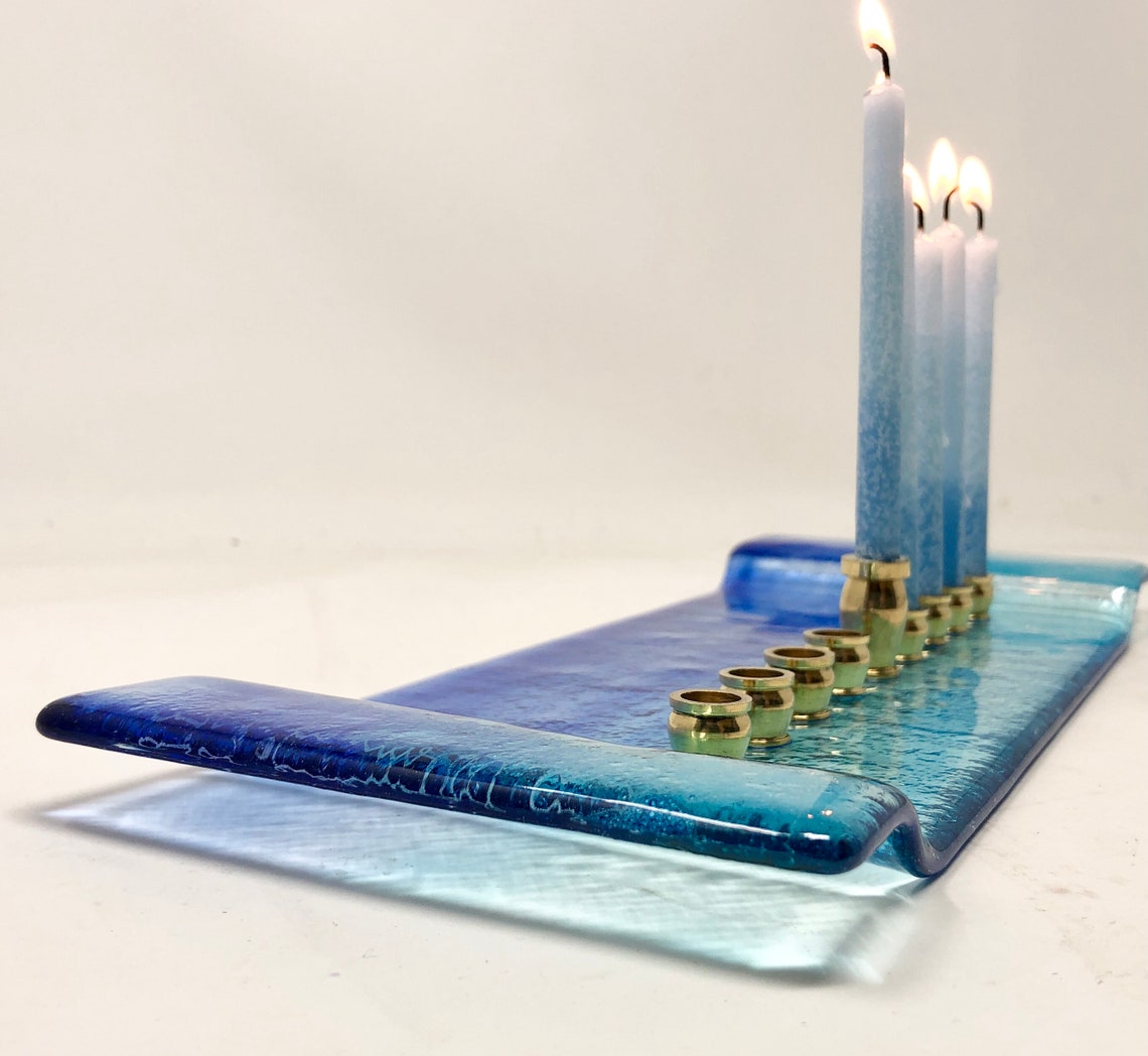 Menorah Jewish Wedding Gift Gift for Couple Hanukkah Decor Etsy