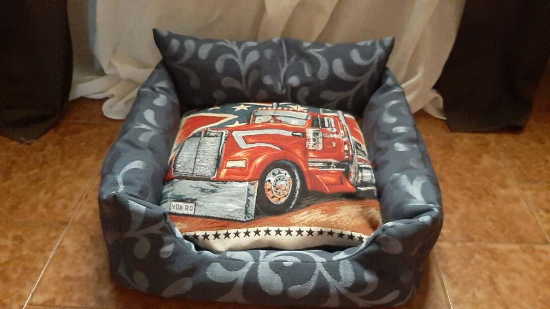 Dog Bed Sofa in Denim Fabric Furniture Etsy