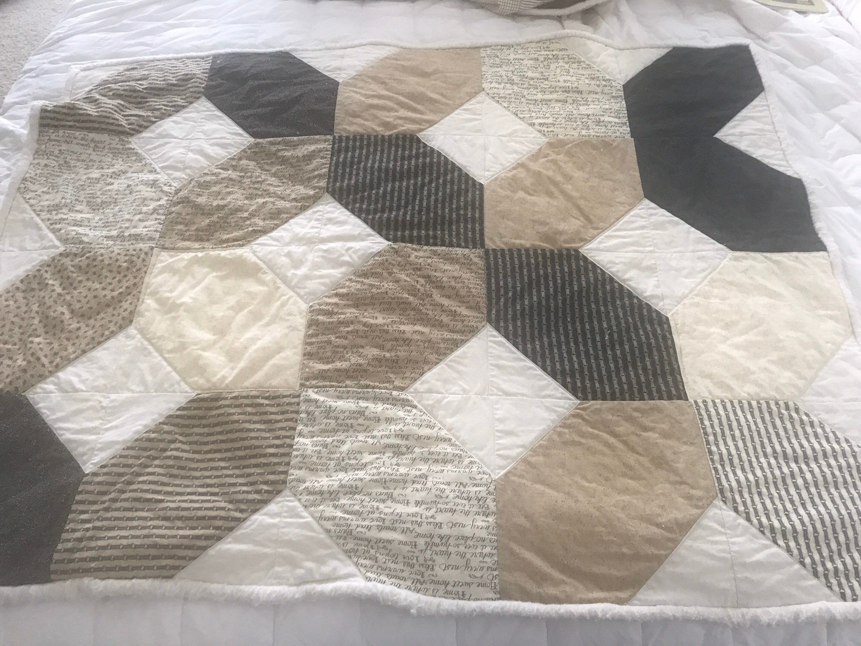 Quilt Handmade Cotton Quilt Throw 46 x 37 Etsy
