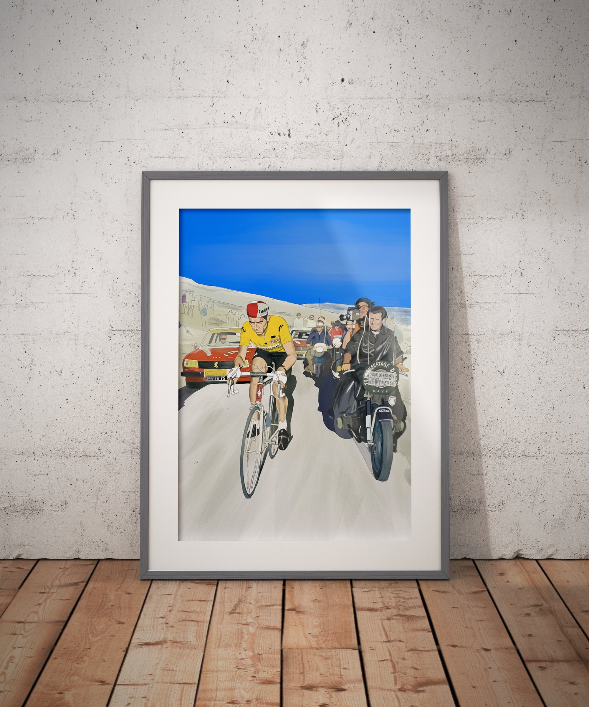 Eddy Merckx Mont Ventoux 1970 Tour De France. Original - Etsy Australia
