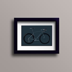 Racer, A4/A3 Giclée Art print of Road Bike illustration