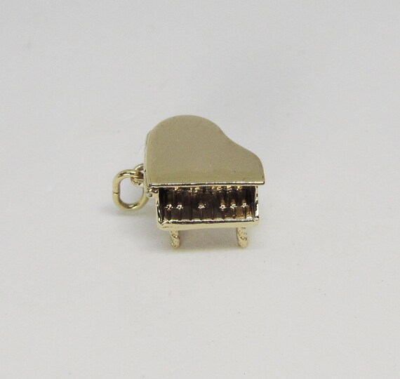 Vintage 14Kt Gold Piano Charm (872) - image 2