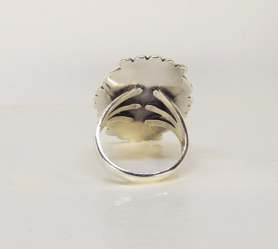 Sterling Silver an Agate Ring (E) - image 3
