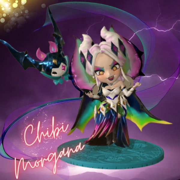 3D resin painting kit Star Nemesis Chibi Morgana! available only in our store