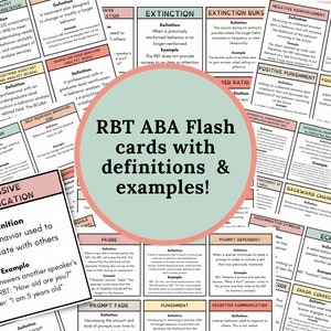 ABA RBT Beispiele Definitionen Karteikarten
