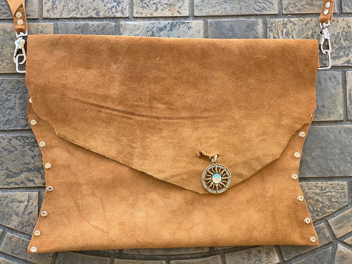 Handmade Leather Messenger Bag Etsy