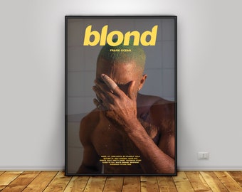 New Frank Ocean Blonded Custom Silk Poster Wall Decor