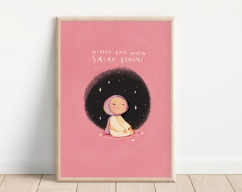 Islamic Quote Print - Idotdoodle - Prints - Islamic wall decor - Islamic Quotes -Islamic Quote Print - Idotdoole