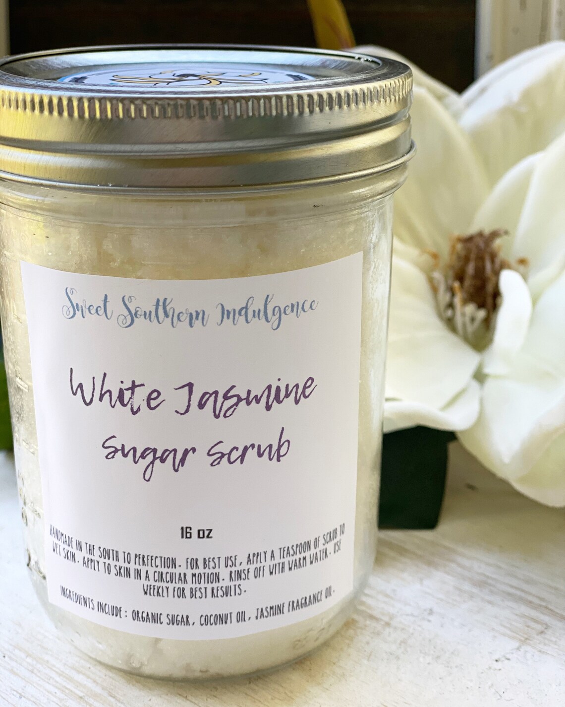 White Jasmine Sugar Scrub Body Scrub Wholesale Body Scrub Bulk Etsy