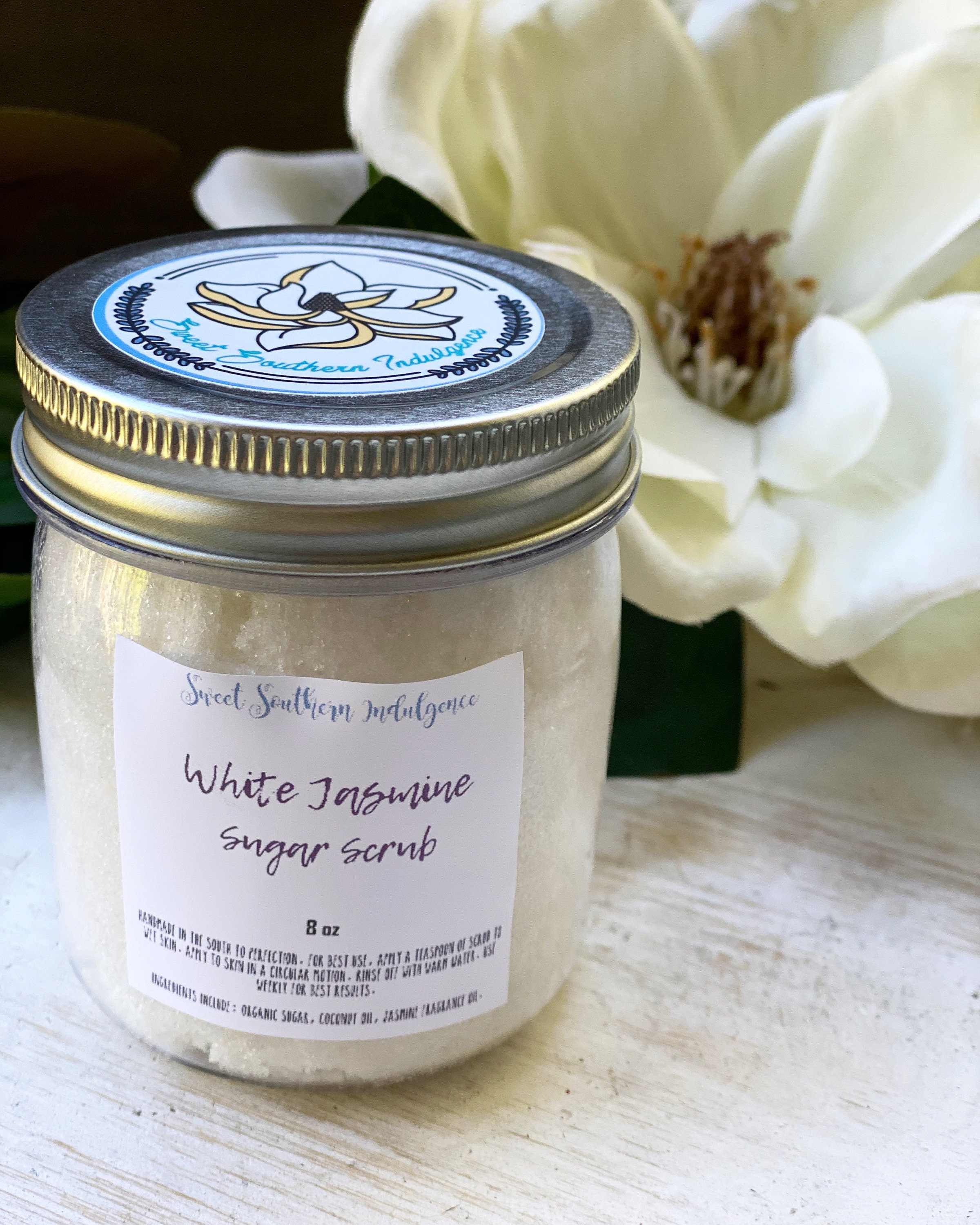 White Jasmine Sugar Scrub Body Scrub Wholesale Body Scrub Bulk Etsy