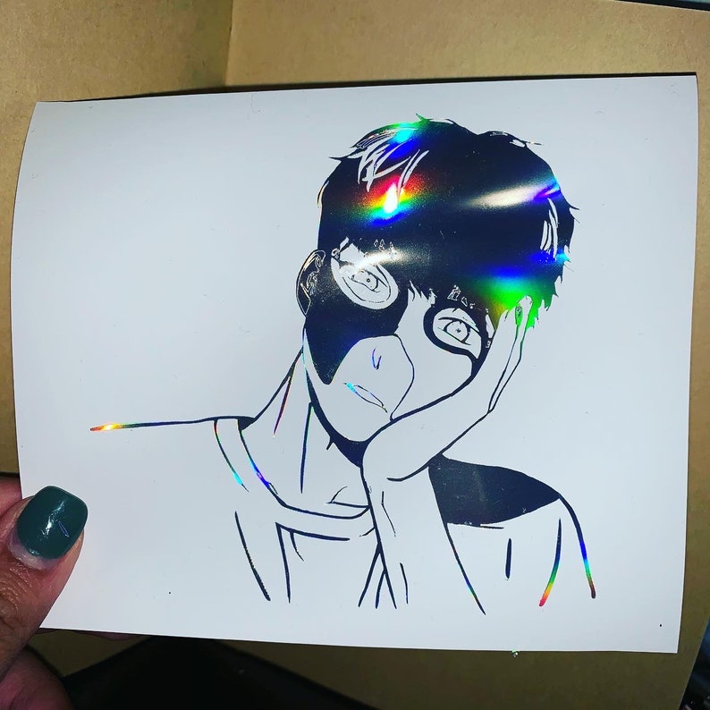 holographic character vinyl