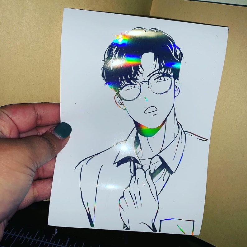 holographic character vinyl