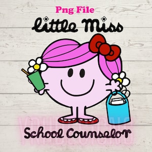 Little Miss School Counselor PNG Clipart Digital Download File