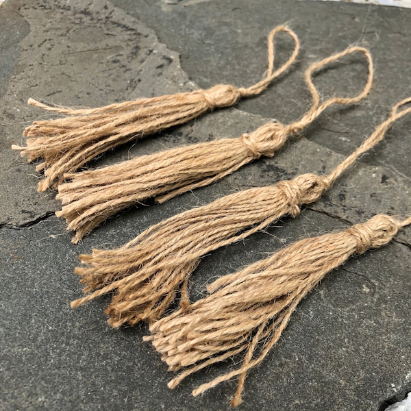 Jute Tassel Etsy