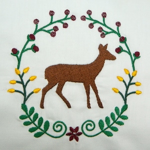 Omkrans-Bos-Dieren-5X7-SAH-NLS (6 Machine Borduurmotieven)