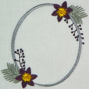 Vintage bloemen frames-DAH-NLS (6 machine borduurwerk ontwerpen)