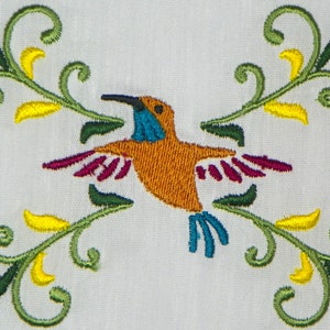 Kolibrie Borders-DAH-NLS (6 Machine Borduurmotieven)
