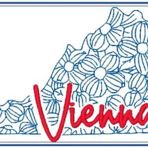 Virginia-State-Map-cornouiller-fleurs-Vienne-multi-tailles-CR-CF-NLS (3 motifs de broderie machine)
