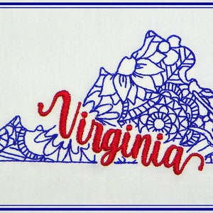 Staatskaart-Virginia-met-naam-5 x 7-CR-CF-NLS (1 machineborduurontwerp)
