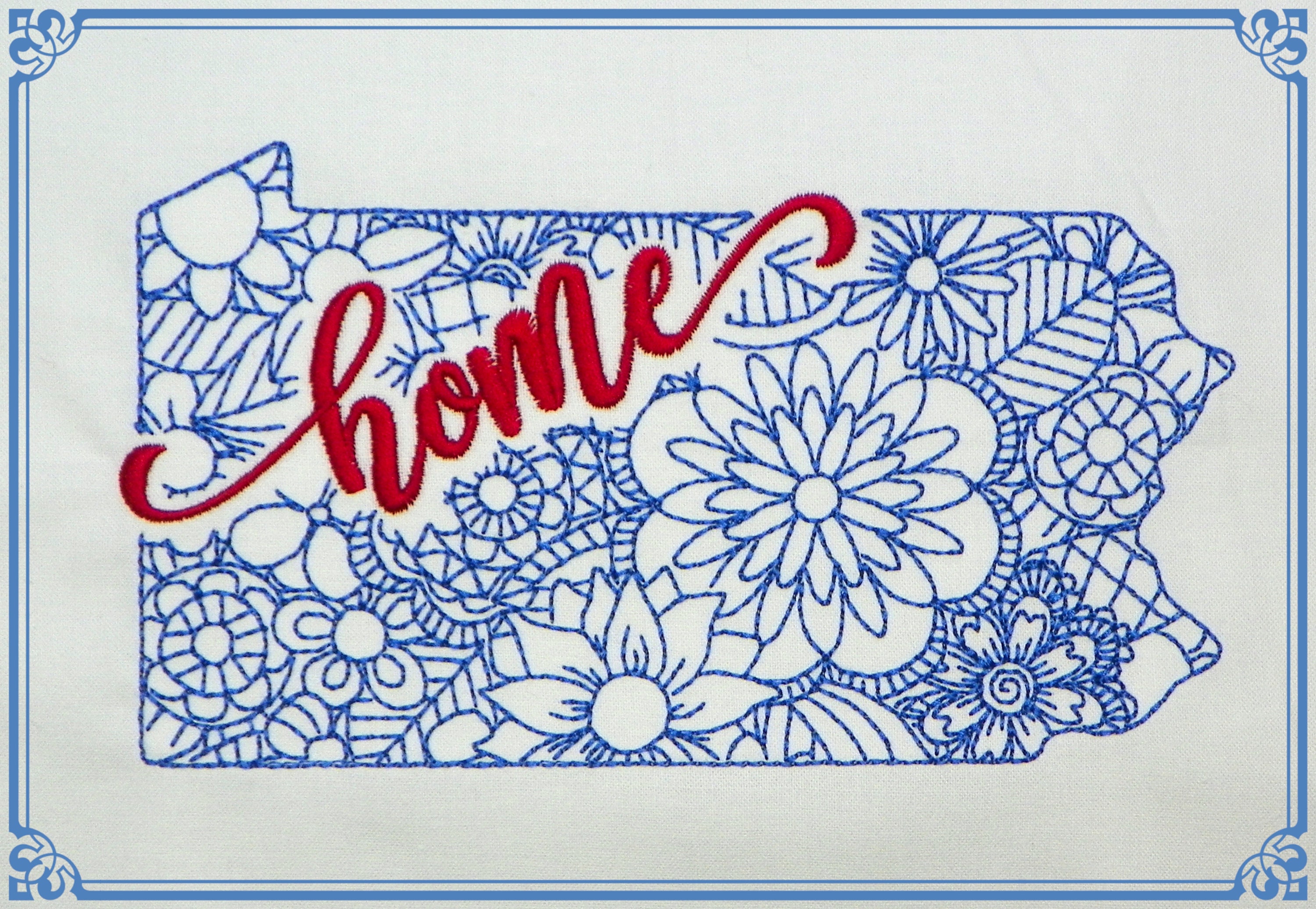 Statemappennsylvania5x7cfnls 1 machine embroidery  etsy Statemappennsylvania5x7cfnls 1 machine embroidery  etsy