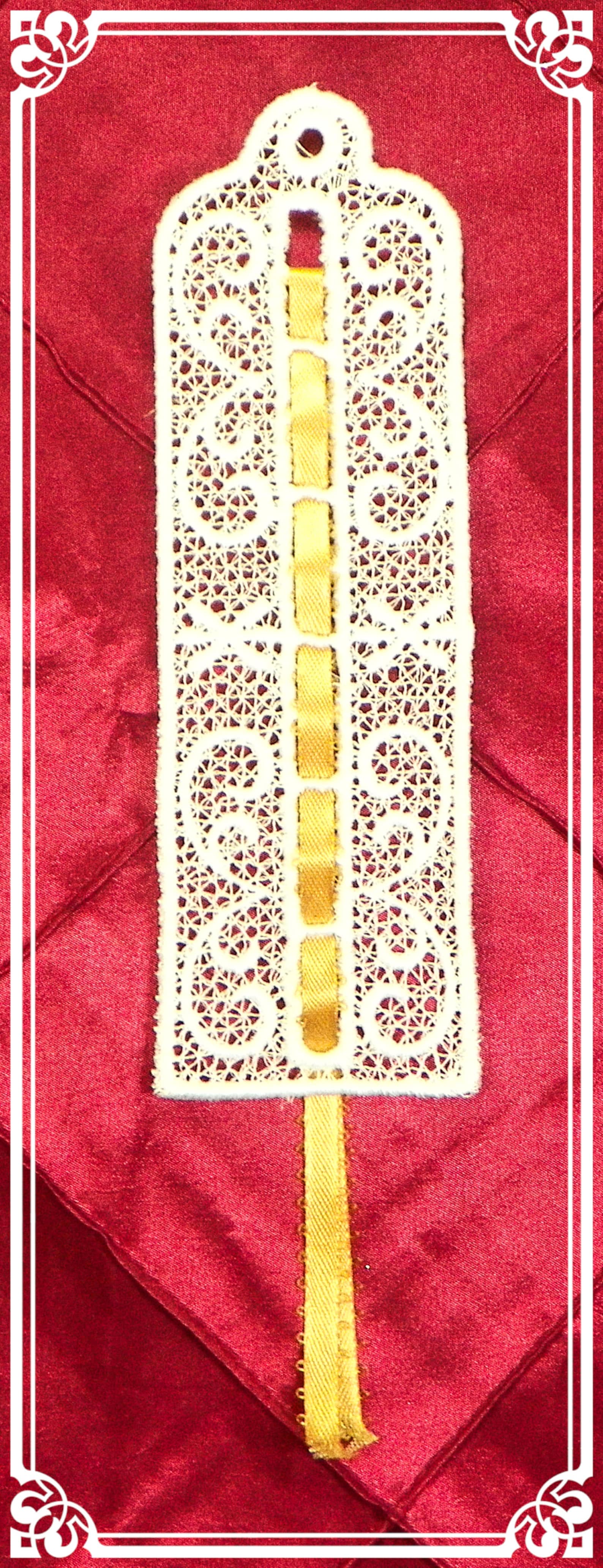 Fslribbonbookmarks5x7nls 5 Machine Embroidery Designs Etsy