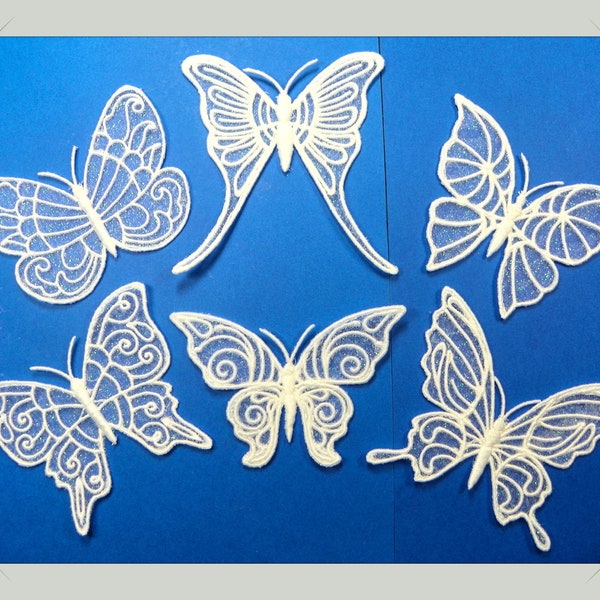 FSA-Organza-Dainty-Butterfly-Doodles-4 X 4-DAH-NLS (6 motifs de broderie machine)