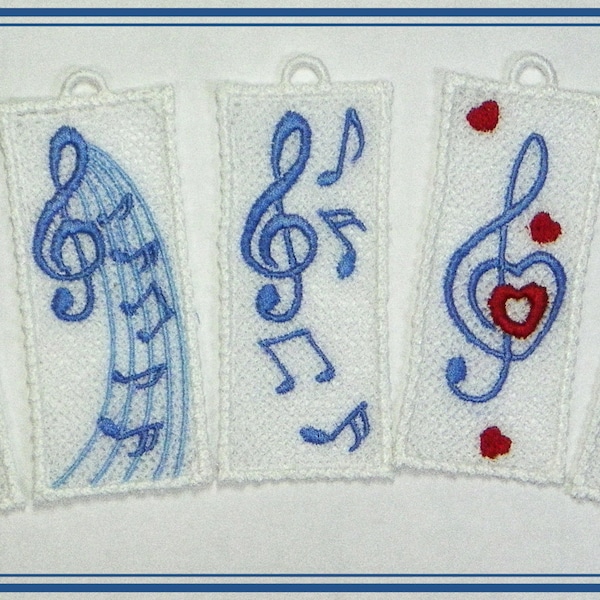 FSL-Music-Bookmarks-5x7-CR-NLS (5 Machine Embroidery Designs)