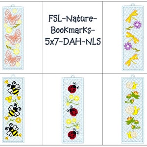 FSL-Nature-Bookmark-5X7-DAH-NLS (5 wzorów do haftu maszynowego)