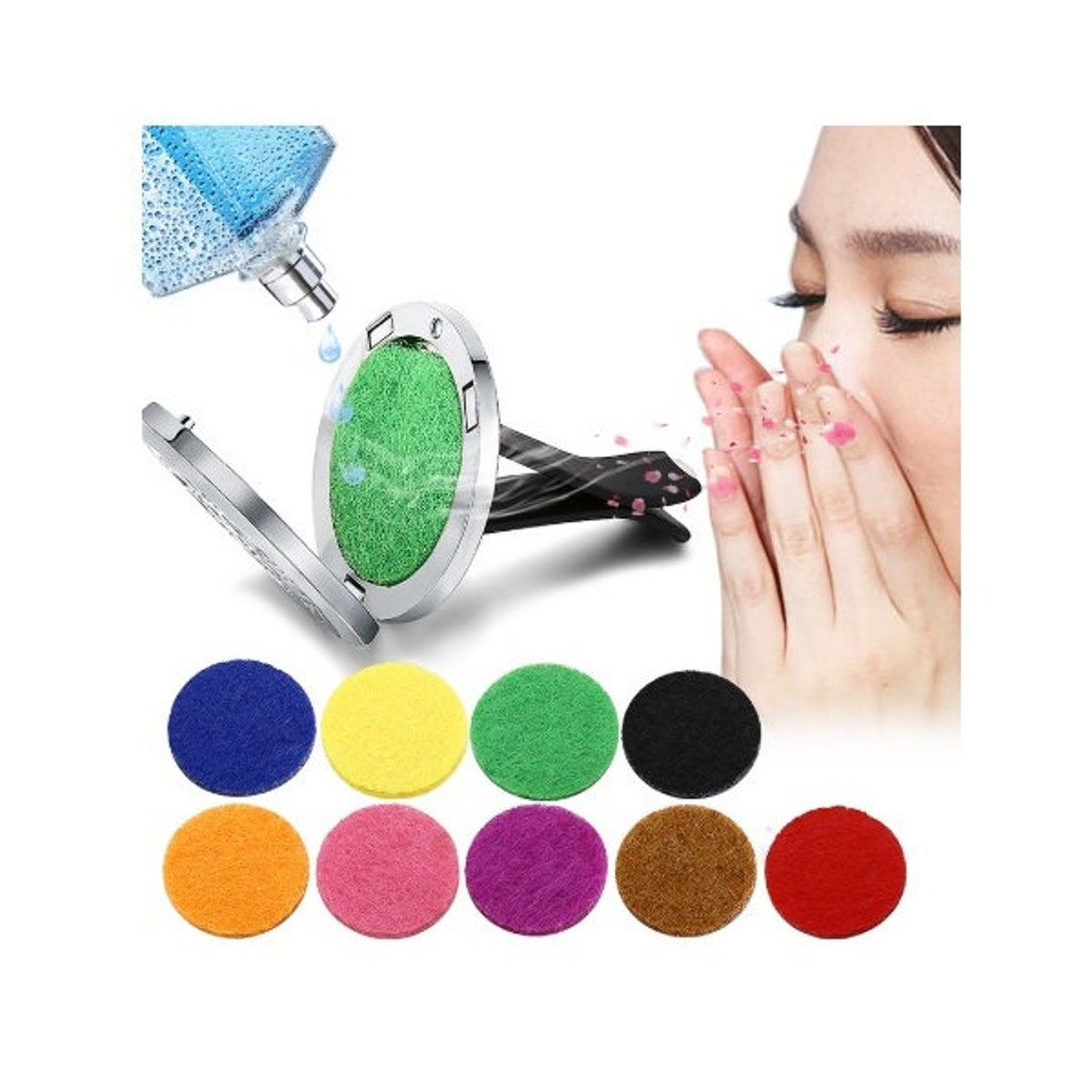 Car Air Freshener Perfume Diffuser Stainless NS004 Etsy