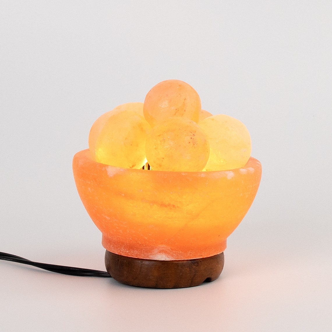 Discover Perfect Himalayan Salt Light w/ Massage Balls Etsy