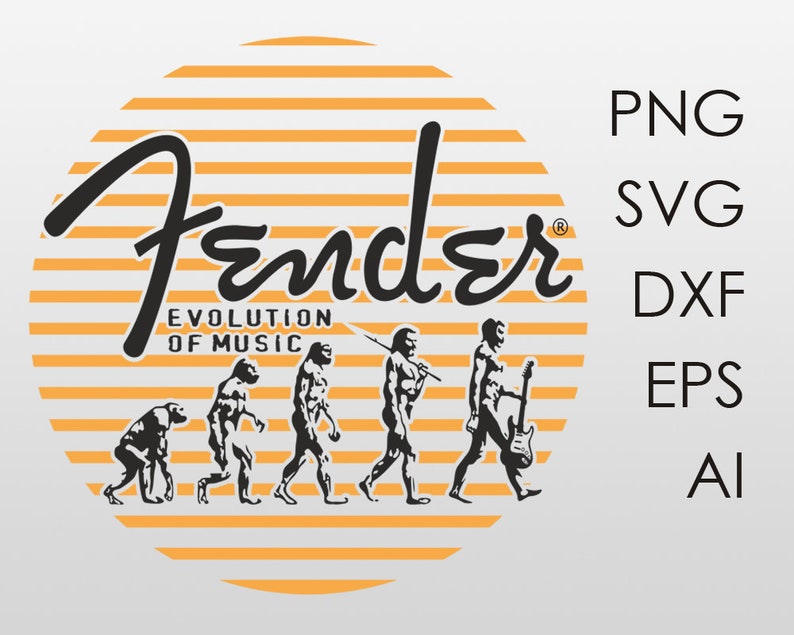 Download Fender SVG Fender t-shirt Evolution music SVG Fender ...