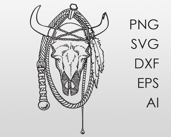 Download Cow Scull Svg File Cow Scull Clipart Cow Scull T Shirt Cow Etsy