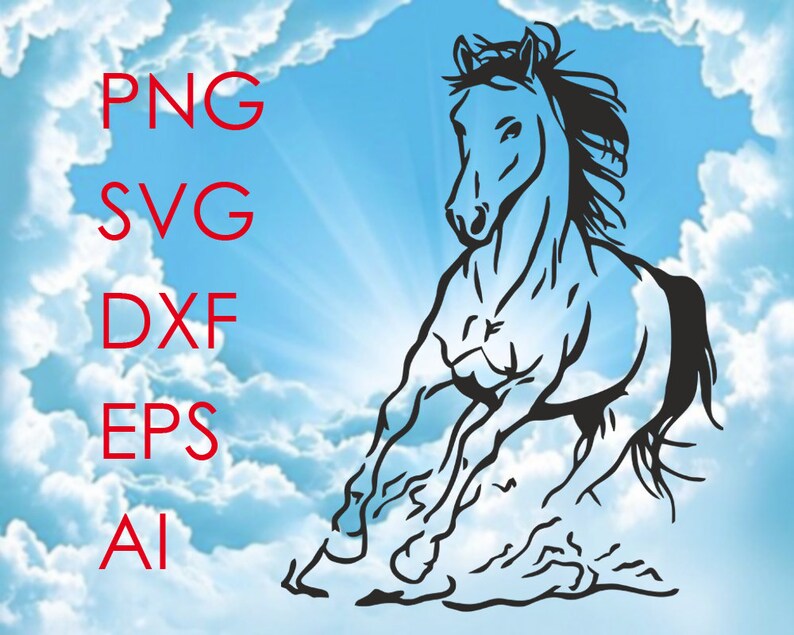Horse svg files for cricut Running horse svg cut files for | Etsy