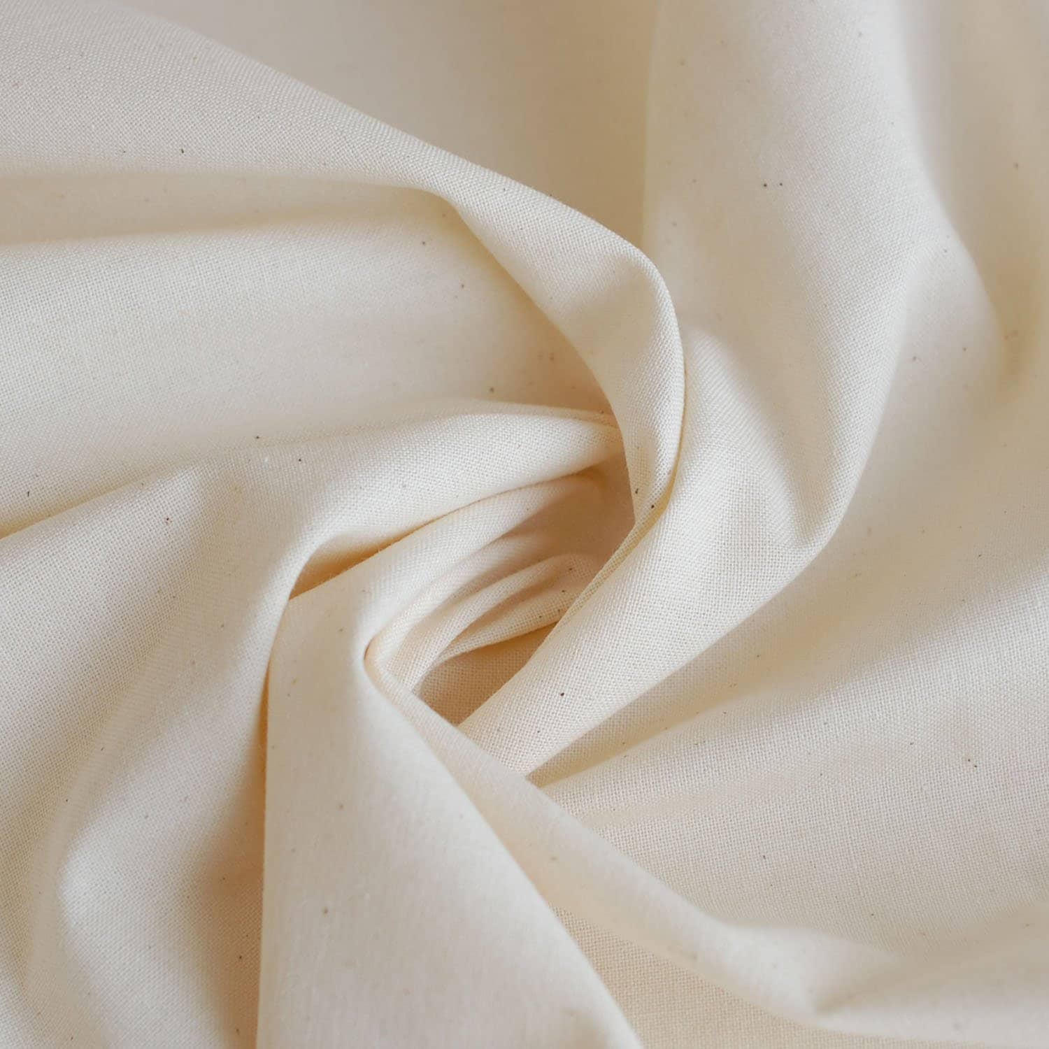 Hanes Fabrics Cotton Muslin 36/38X15yd D/R-Unbleached/Natural