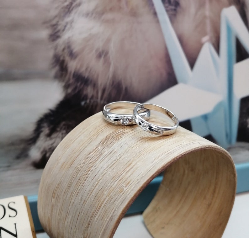 Sterling Silver Crystal Ring 925 stamped 18mm 17mm