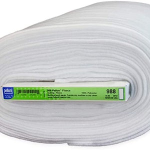 Pellon 988 Sew-In Fleece White Polyester- By the YARD - 45&quot; Width