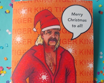 Tiger King Christmas Card