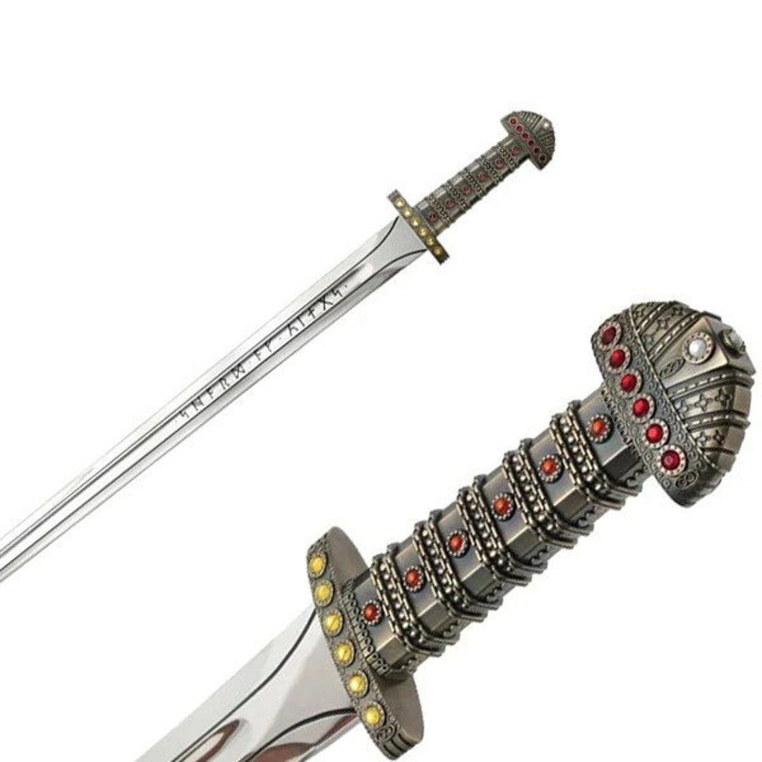 Viking King Sword Ragnar Bjorn Iron side from Vikings Sword With Sheath