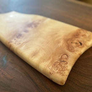 Maple Burl Wood Charcuterie Board